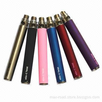 EGo-C twist battery, 650mAh, 900mAh and 1,100mAh